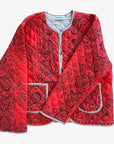 The Quilted Jacket - Red