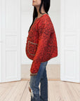 The Quilted Jacket - Red