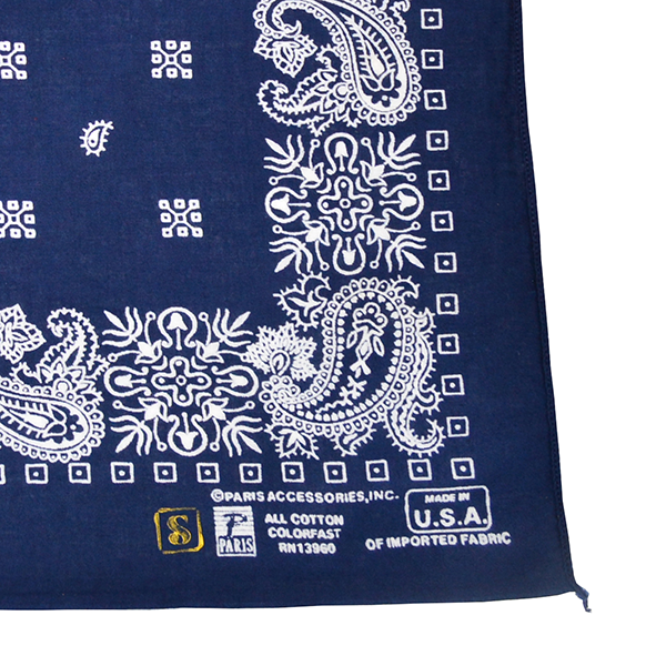 Doctor'd by Squar'd Away - Navy Splatter Bandana