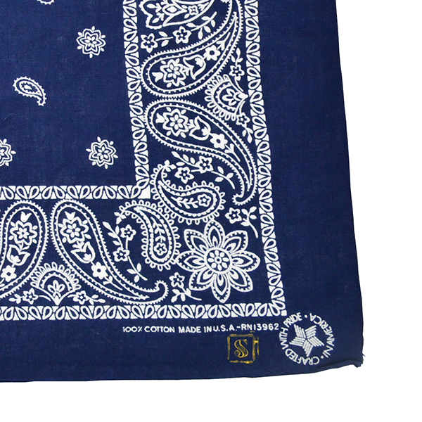 Doctor'd by Squar'd Away - Navy Triangle Bandana