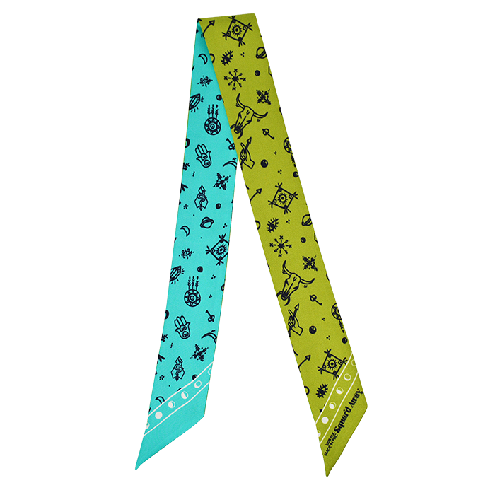 Amulet Flaco - Turquoise/Lime