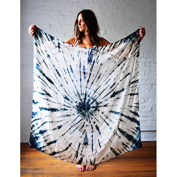 Tie Dye Swirl - Navy