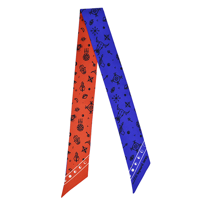 Amulet Flaco - Orange/Blue