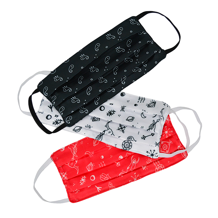Printed Face Mask - 3 Pack Classic